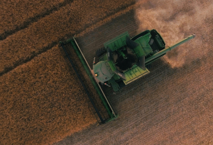 Aerial Farming Shot Image